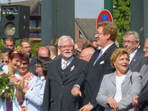 Beste Laune bei den Ehrengästen