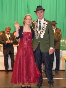 Jungschützenkönig Dennis Beurer und Königin Natascha